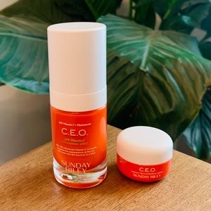 Sunday Riley CEO 15% Vitamin C Brightening Serum plus free CEO Hydration Cream